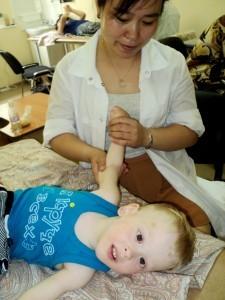 Даниил Хуснияров на курсе реабилитации