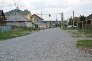 Отсыпанный участок улицы Свободы