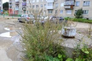 Бесхозный строительный элемент, оставленный со времен строительства микрорайона Новый