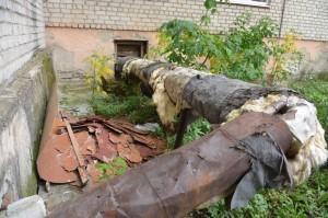 Труба горячего водоснабжение как следует не утеплена