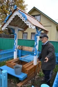 Б. Г. Трофименко не нарадуется новому колодцу