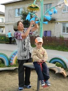 Детская площадка в Большом Седельникове