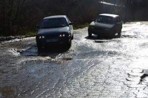 Разбитая дорога на Шевелевку