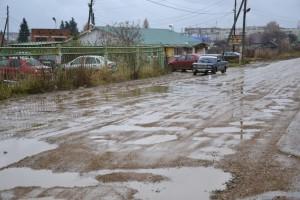 Грязь у сысертской больницы