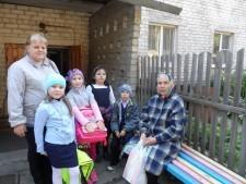 Школьники в гостях у М. Шестериковой