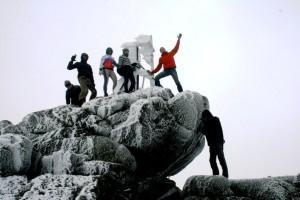 Турклуб "Рифей" на горе Конжаковский камень