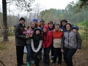 Команда педагогов центра внешкольной работы на турслете учителей