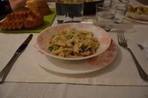 Паста с пармезаном и брокколи