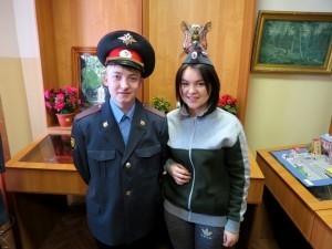 Студенты примерили полицейскую форму