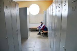 Раздевалка со шкафчиками