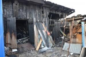 Сгоревший сарай