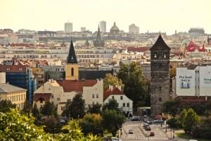 Вид на улицы Праги