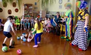 День смеха в детсаду с. Бородулино