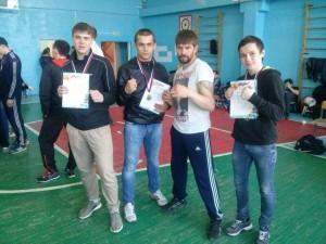 Сысертские спортсмены со своим тренером