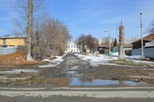 Съезд на Красноармейскую со стороны ул. Тимирязева