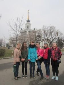 Ученицы Бажовки в Москве