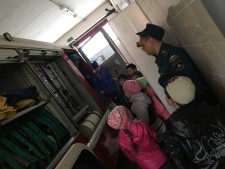 Школьники в гостях у пожарных