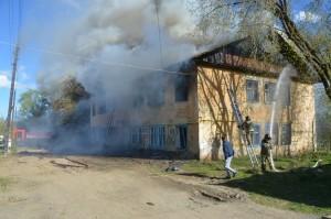 Пожары в двухэтажках