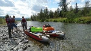 Сплав по рекам Манарага и Косью