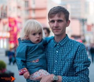 Ярослава Шатских с папой Евгением