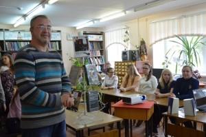 Сергей Санатин на встрече со школьниками