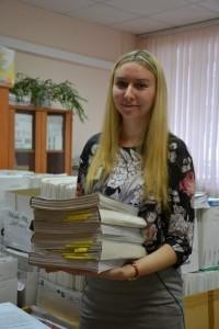 Анастасия Милютина – специалист отдела делопроизводства