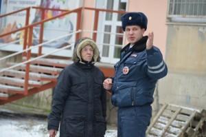 Рейд ГИБДД по пешеходам "Безопасная дорога"