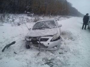 ДТП на выезде из Арамили