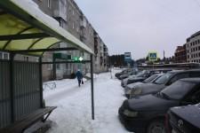 Новая остановка на месте парковки