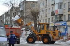 Идет уборка снега