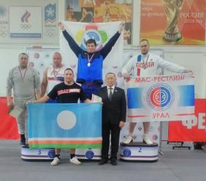 Андрей Маркин на втором месте чемпионата России по мас-рестлингу