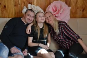 Кристина Стародубова с родителями