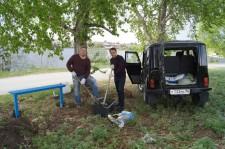 Новые скамейки