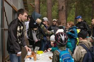 КП на Потопаевском ключике - угощение китайским чаем