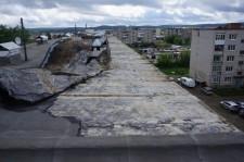 Ураган сорвал кровлю