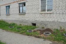 Жители украсили двор