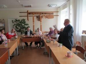 Члены литературного клуба "Открытие" в Бобровском филиале УКСАП