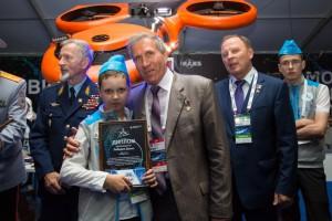 Денис Лебедев на Международном авиакосмическом салоне 