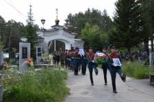 Захоронение бойца Красной Армии