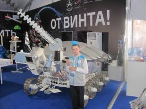 Денис Лебедев на Международном авиакосмическом салоне 