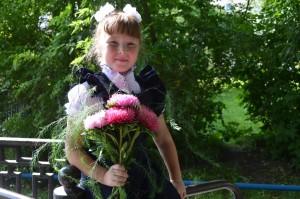 Даша Степанова первоклассница