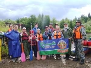 Туристы, турклуб Рифей, Сплав по реке Усьва