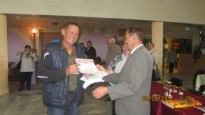 Награждение В. А. Чусова