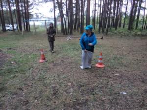 Веселые старты пенсионеров