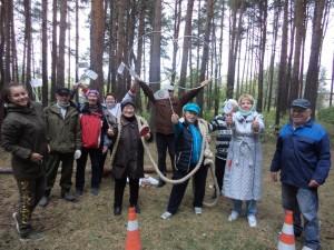 Веселые старты пенсионеров