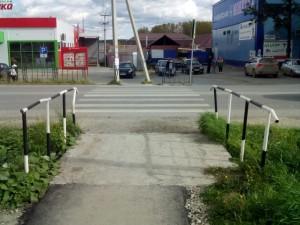 Пешеходный переход у автовокзала