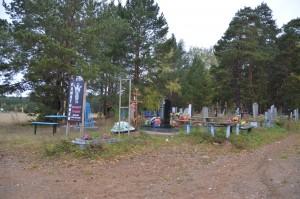 Неухоженное кладбище