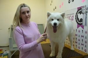 Екатерина Неволина со своей любимицей Элли