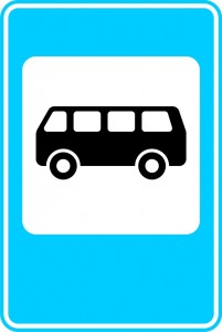 остановка автобуса знак