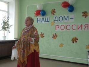 Солистка хора Л. Д. Казанцева